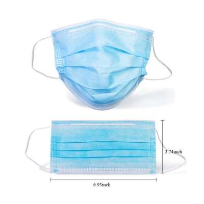 Disposable Protective Face Mask 3-Ply with Ear loop